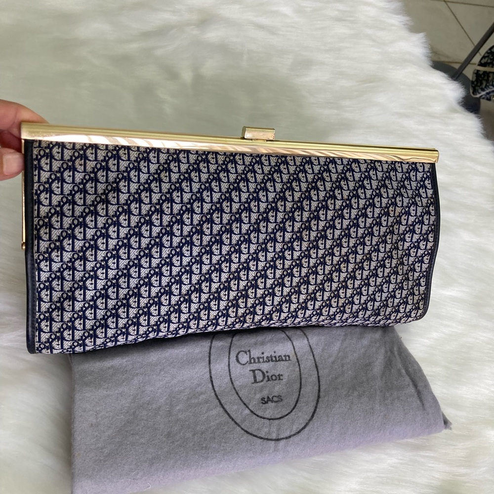Auth Vintage Dior Clutch >NO DUST BAG